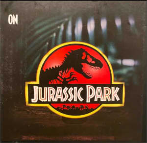 Jurassic Park Logo Light-Up Sign