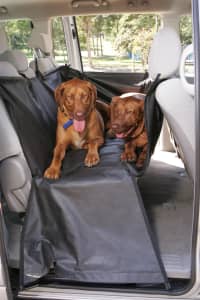 Running Dog Back Seat Car Cover for Dogs
