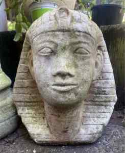 Egyptian King Tut Concrete Garden Statue