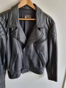Unique men's Leather Jacket - motorcycle riding (or just looking cool