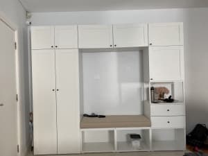 IKEA platsa Hallway storage unit with shelving