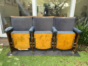 Unique vintage cinema seats