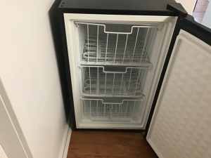 Freezer black 3 drawer