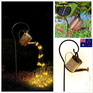 Solar LED Watering Can String Light