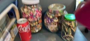 JEWELLERY 3 Jars Craft Mixed Beads $ SOLD pending SOLDt. Woy Woy