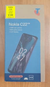 Nokia C22 Telstra Prepaid Starter Kit As New 5-428344