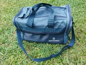 Ansett Australia carry on bag navy blue 1990s $45