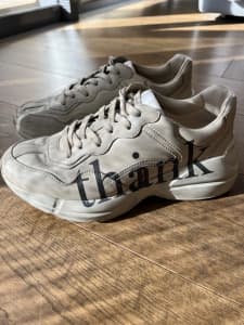 Gucci Rhyton Think Thank leather sneakers