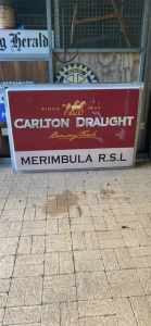 Large Carlton draught Merimbula rsl lighbox