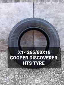 X1- 265/60X18, COOPER DISCOVERER HTS TYRE 