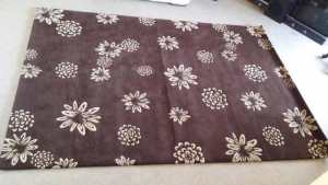 Wool Rugs 100 % Wool Pile Brown Color Carpet 190x280 cm approximately
