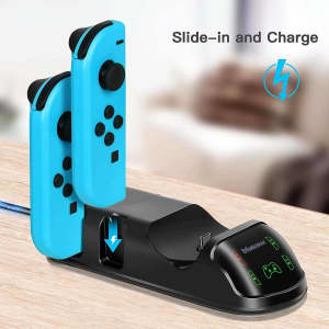 5 in 1 Controller Charger Dock for Nintendo Switch Joy-Cons and Pro