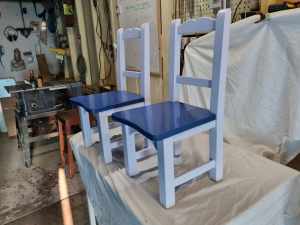 Childs wooden chairs