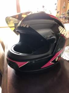 Motorbike Helmets x 3