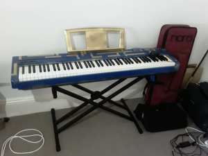 Yamaha P35 Digital Piano with Double Stand