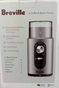 Breville coffee and Spice Precise Grinder LCG350SIL