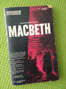 Shakespeares Macbeth & study notes - published 1965.