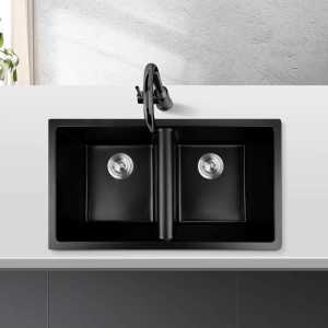838x476x241mm Black Granite Stone Kitchen sink PICK UP AVAILABLE