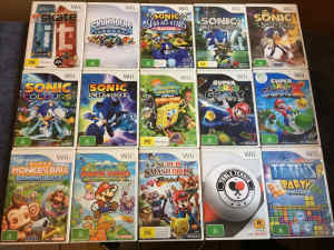 Wii Games 5of5 Smurfs Spyro Zelda etc