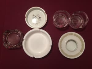 Assorted Retro/ Vintage ashtrays
