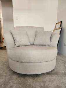 Grey Swivel chair CASH ONLY