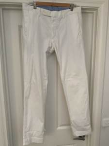 Mens Polo Ralph Lauren Chinos White -Size 32