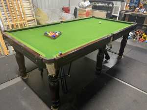 8 x 4ft slate pool table