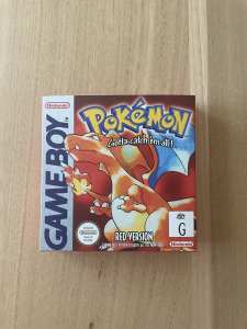 Pokémon Red Gameboy Box
