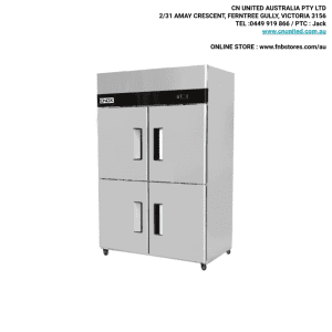 CNOX 4 Solid Door Upright Freezer - 1000L