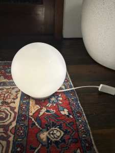 IKEA fado lamp 17cm round glass lamp