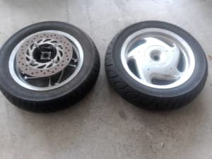 HONDA FES250 FORESIGHT SCOOTER WHEELS USED
