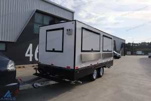 Amigo food trailer cart truck van new 5m fitout ready