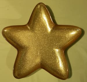 25cm Sparkle Star Shaped Platter