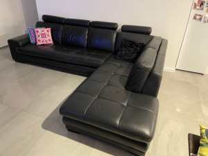 Lounge Leather Black
