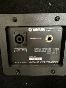 Yamaha PA spekers A15 2-Way Speaker 15in