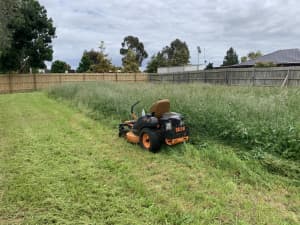 Ride on/mowing call for booking