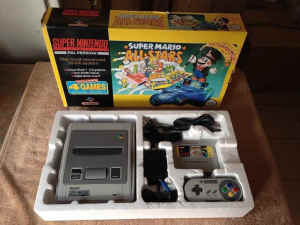 Super Nintendo Super Mario All Stars Console Pack Rare