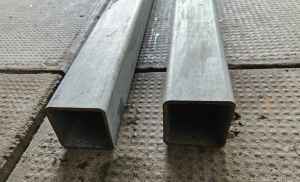 SHS 75x75x4mm x2500mm Lenght. x2 Galvanised Steel Square Tube