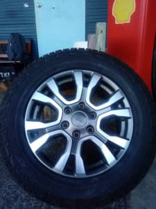 Near New Ford Ranger Mag Wheels and Tyres