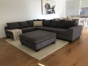 Sofa with Chase and ottoman