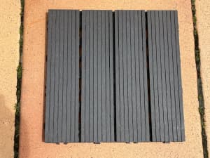 Decko composite tiles charcoal 18sqm
