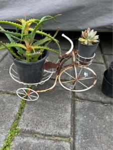 Wanted: Wanted to Buy - Vintage Metal Bike and Wheelbarrow Plant Stands