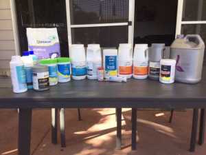 Spa chemicals for sale