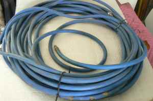 30m Blue Pneumatic Air Compressor Hose Fitted Quick Connector Nitto Ty