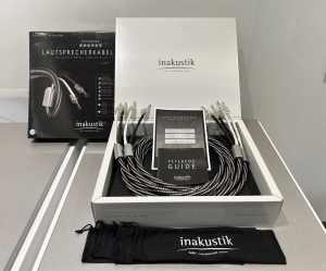 Inakustik Referenz LS-803 Speaker Cables with BFA Plugs, 3m/pair