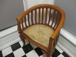 Vintage Retro Captain Rattan Chair (New) $90