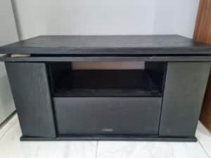 TV Stand, Small Black