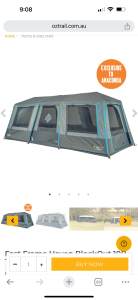 Camping gear- tent, gazebo room, bunk beds
