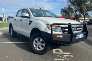 2014 Ford Ranger PX XLS Double Cab White 6 Speed Manual Utility