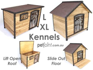 Large Pet Kennel for Extra Big Huge Dog Timber Wooden House Home